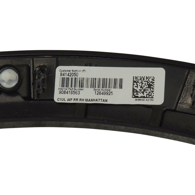 Wheel Opening Flare Molding RH Rear Dark Purple GCI 17-24 Cadillac XT5 84142055-4