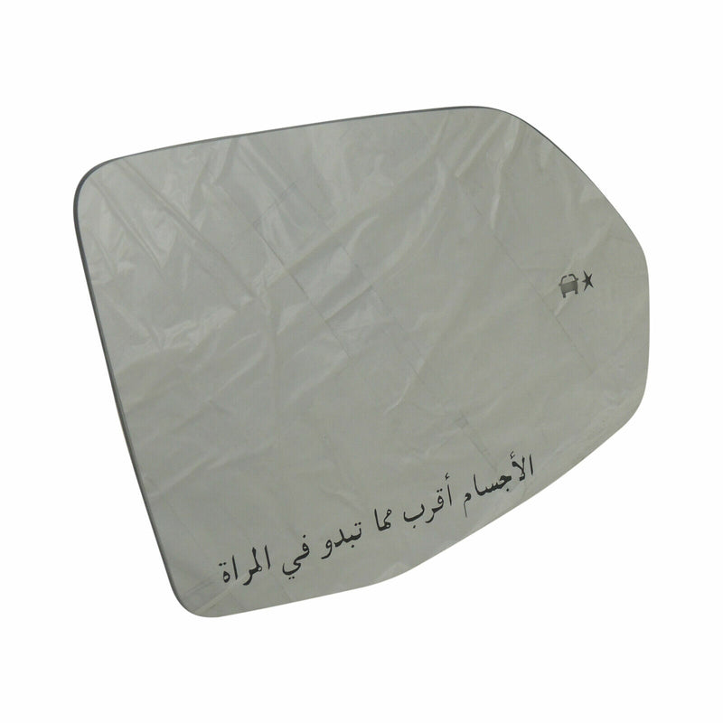 Mirror Glass RH Arabic Text For DR4 Mirror 2017-19 Cadillac XT5 w/LCA 23394632-1