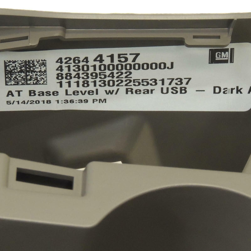 Front Floor Console Assembly Atmosphere Auto Trans 2016-18 Chevy Cruze 42644157-9