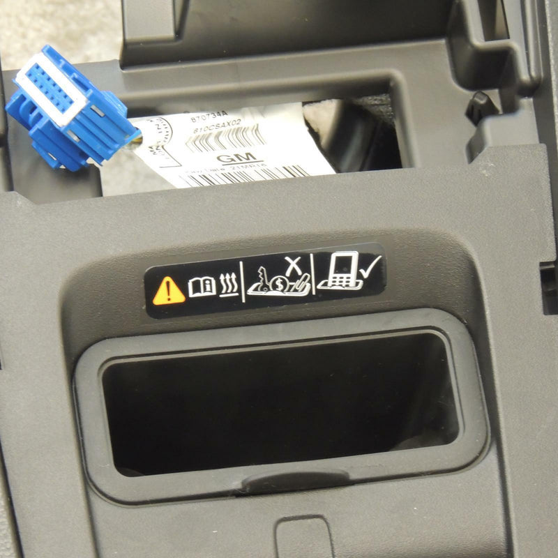 Front Floor Console Assembly Black Auto Trans 2016-18 Chevy Cruze 42644162-5