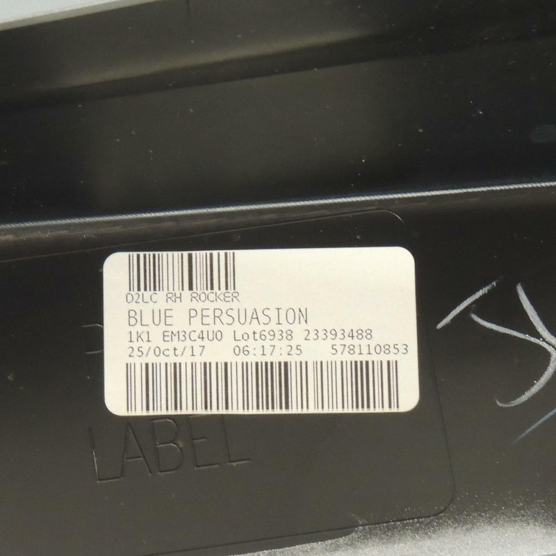 Rocker Molding RH Painted Blue Persuasion GGB 2016-19 Chevy Cruze 23372748-4
