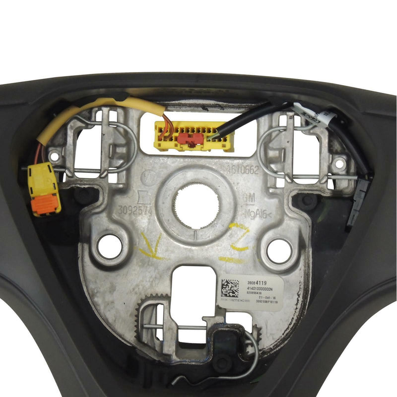 New OEM GM Steering Wheel Assembly Black Vinyl 2016-18 Chevy Cruze 39084119-4