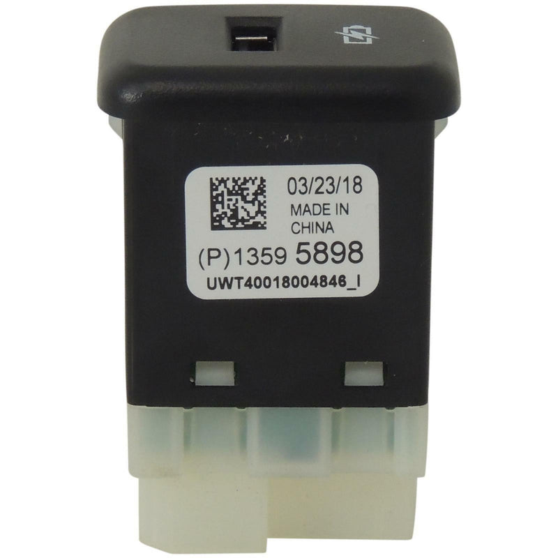 USB Port/Receptacle Rear 2017-18 Acadia Cruze 2018 Enclave Traverse 13595898-2