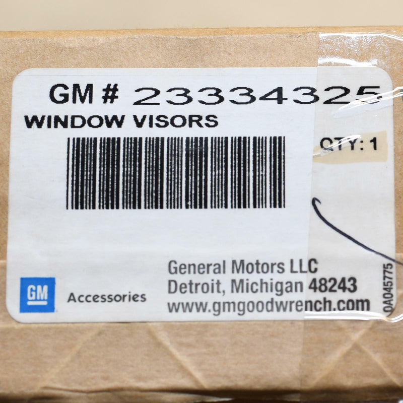 OEM GM Side Window Weather Deflector 2015-19 Colorado Canyon Ext Cab 23334325-5
