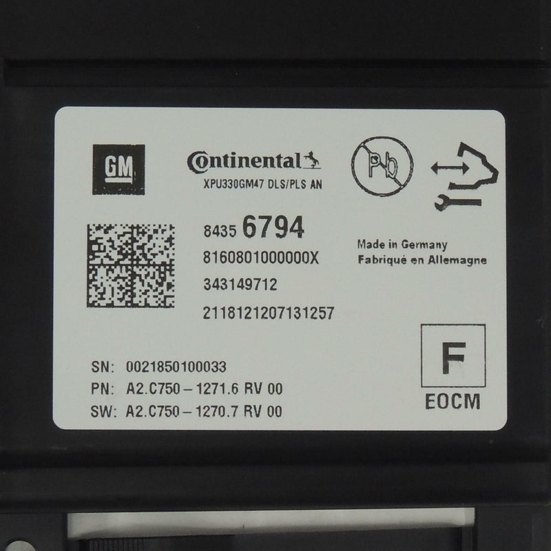New OEM GM Active Safety Control Module 2017-18 Acadia Escalade CTS CT6 84737638-4