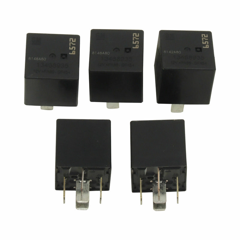 New OEM GM Relay 5-Pack ECU/ECM/PCM 5-Terminal Relay 13468935 13306942-1