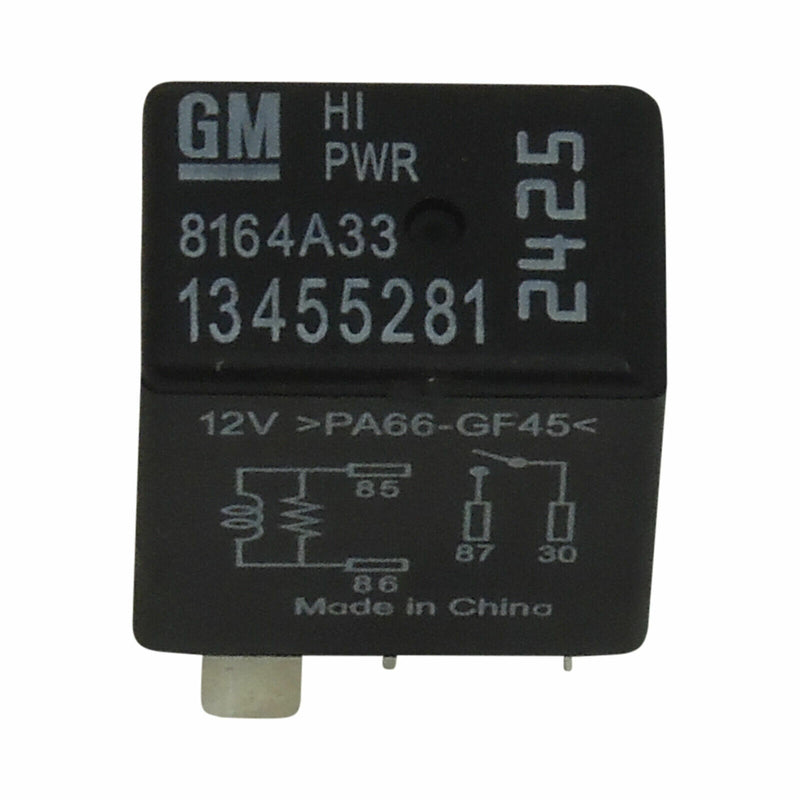 OEM GM Hi Power Starter Relays 3-Pack 4 Blade 2018-19 Equinox Terrain 13455281-2