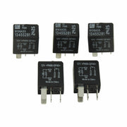 OEM GM Hi Power Starter Relays 5-Pack 4 Blade 2018-19 Equinox Terrain 13455281-1