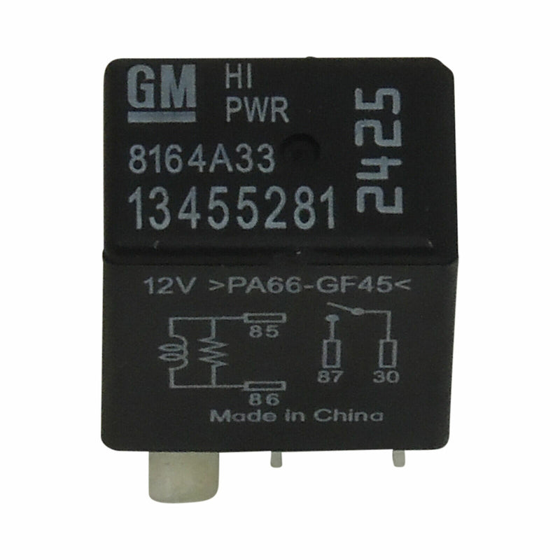 OEM GM Hi Power Starter Relays 5-Pack 4 Blade 2018-19 Equinox Terrain 13455281-2