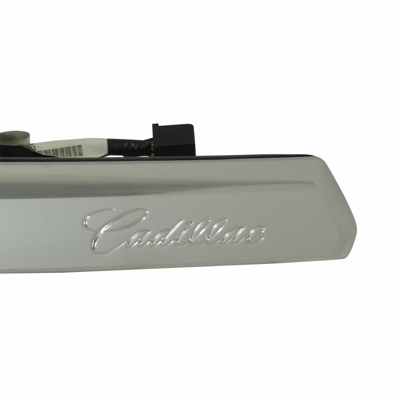 New OEM GM Rear Decklid Applique Galvano Silver Dual Camera 2017-19 Cadillac CTS-3