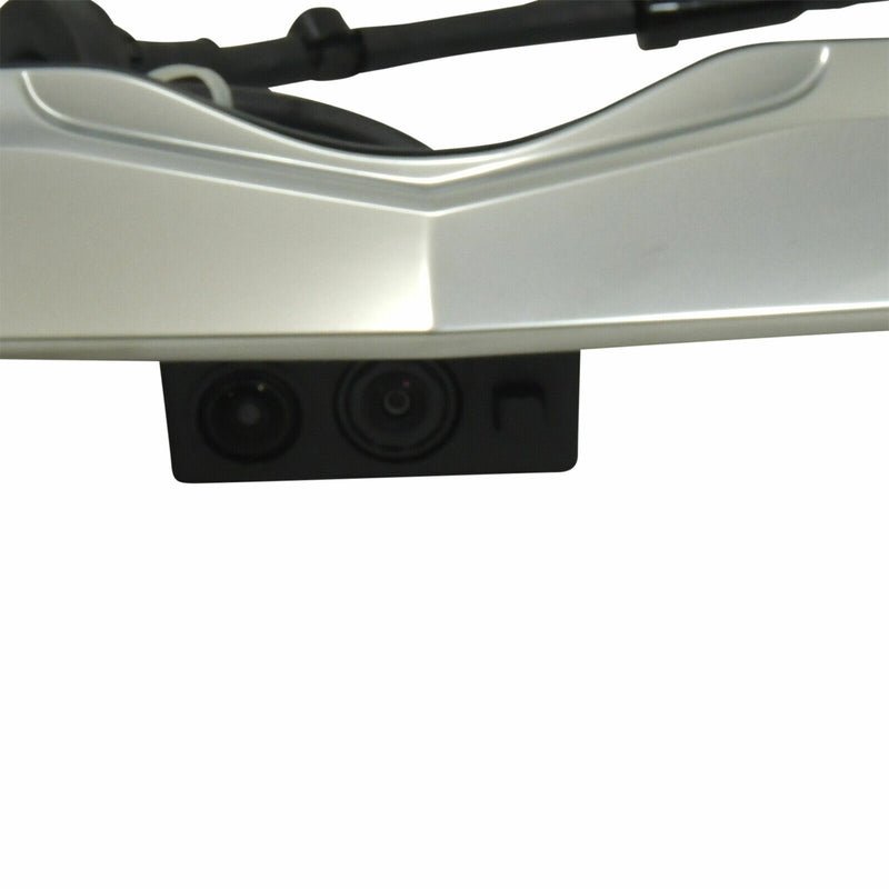 New OEM GM Rear Decklid Applique Galvano Silver Dual Camera 2017-19 Cadillac CTS-4