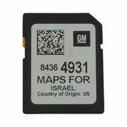 Navigation Data Maps SD Card For Israel Rpo: MBI 2018-19 ATS CTS 84364931-1