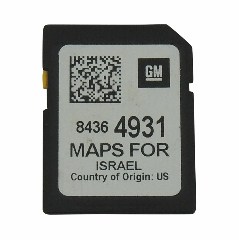 Navigation Data Maps SD Card For Israel Rpo: MBI 2018-19 ATS CTS 84364931-1