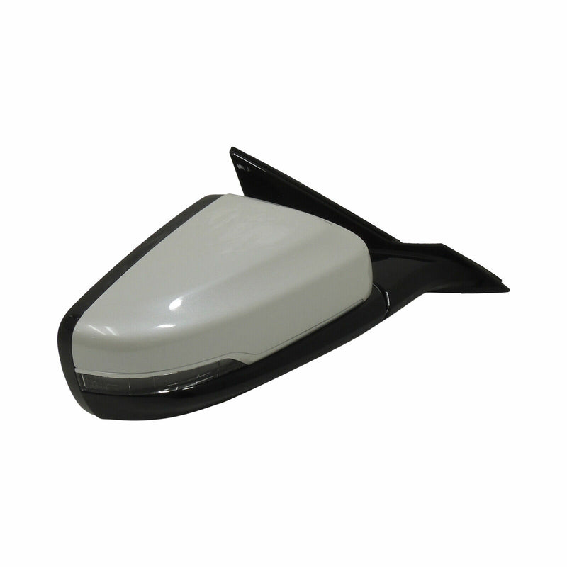 Outside Rearview Mirror Abalone White Pearl G1W RH 2016-19 Cadillac CTS 84348245-3