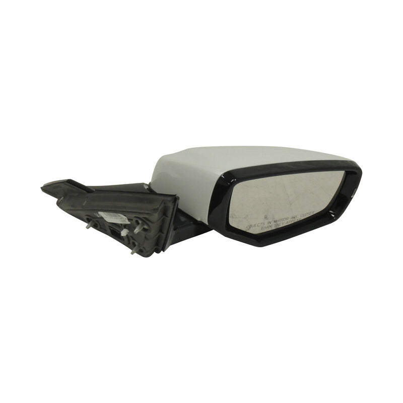 Outside Rearview Mirror Abalone White Pearl G1W RH 2016-19 Cadillac CTS 84348245-1
