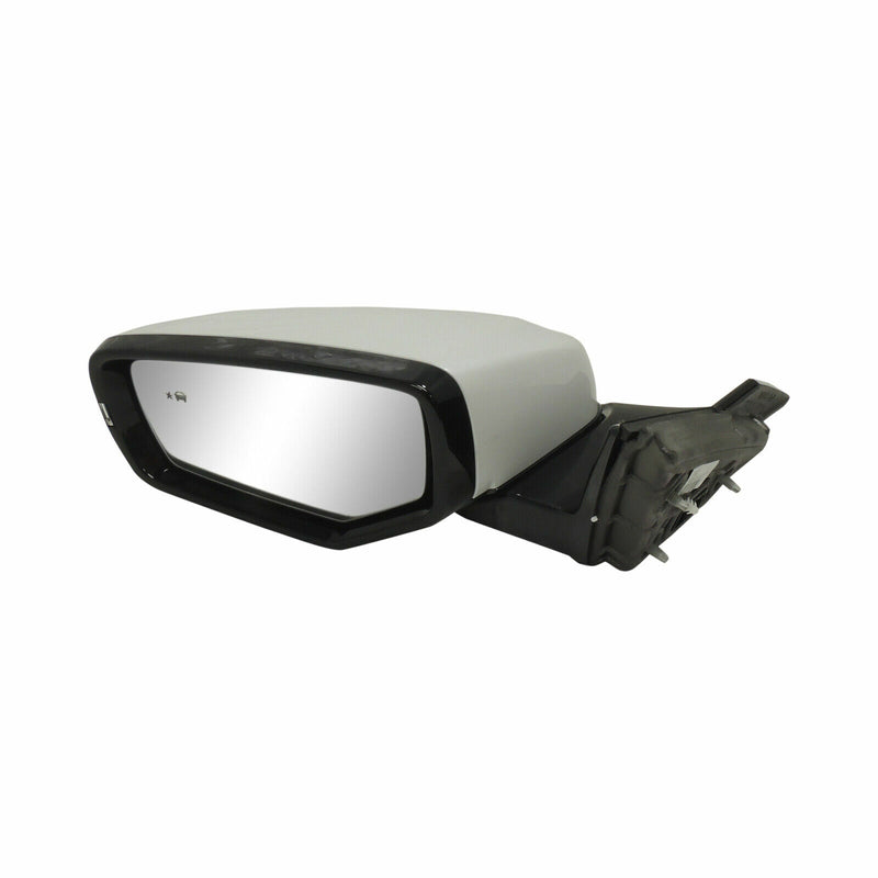 Outside Rearview Mirror Abalone White Pearl G1W LH 2016-19 Cadillac CTS 84348252-1