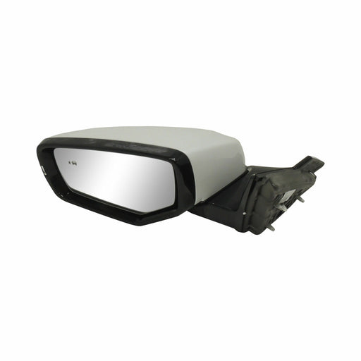 Outside Rearview Mirror Abalone White Pearl G1W LH 2016-19 Cadillac CTS 84348252-1
