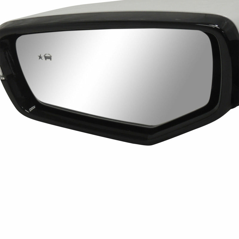 Outside Rearview Mirror Abalone White Pearl G1W LH 2016-19 Cadillac CTS 84348252-2