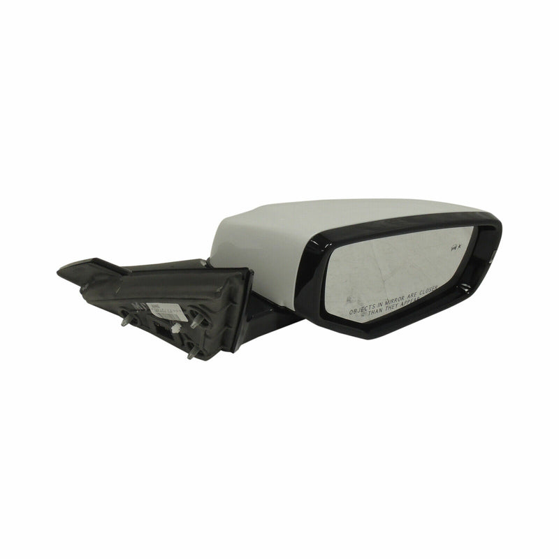 Outside Rearview Mirror Abalone White Pearl G1W RH 2015-19 Cadillac CTS 84348266-1