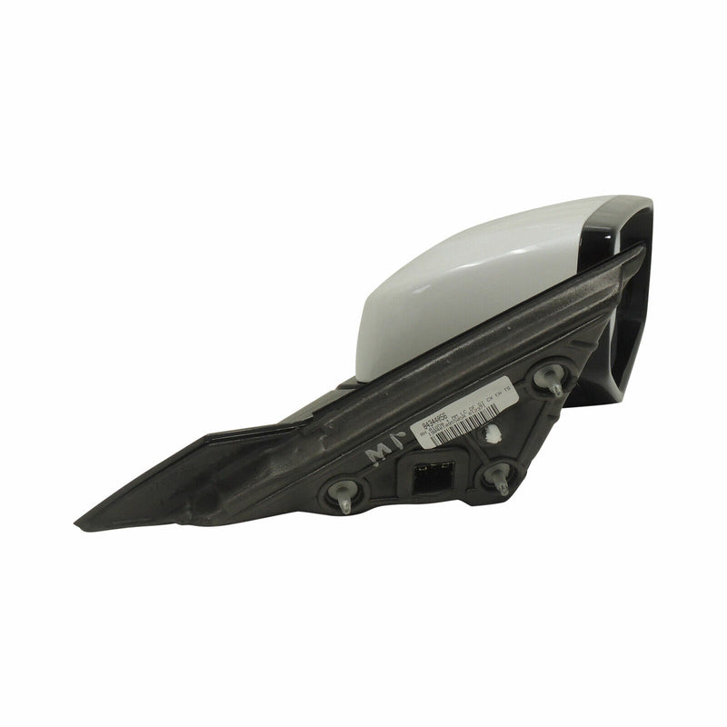 Outside Rearview Mirror Abalone White Pearl G1W RH 2015-19 Cadillac CTS 84348266-6