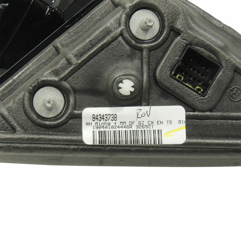 New OEM GM Outside Rearview Mirror Black GBA RH 2016-19 Cadillac CTS 84348247-6