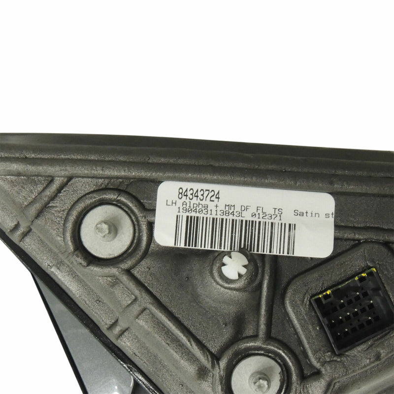 Outside Rearview Mirror Satin Steel Gray G9K LH 2016-19 Cadillac CTS 84348244-6