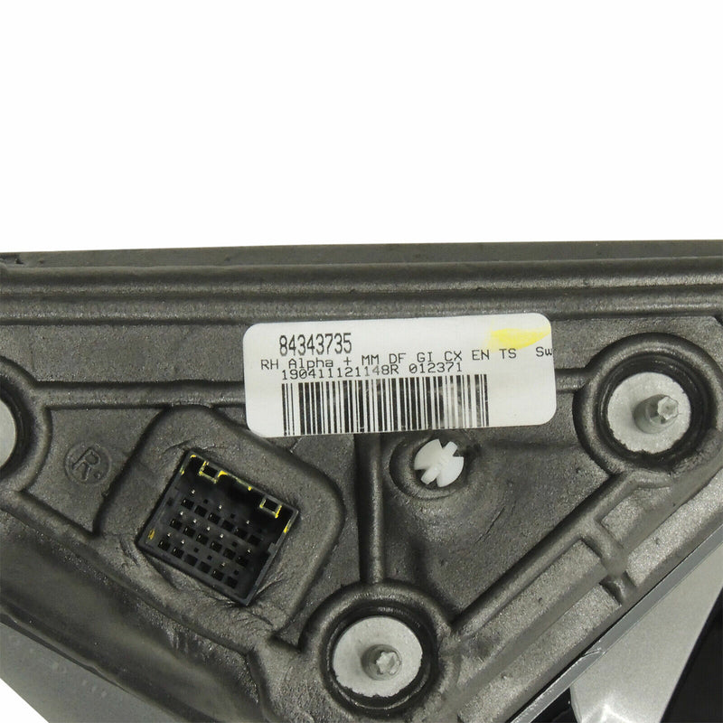 Outside Rearview Mirror Switchblade Silver GAN RH 2016-19 Cadillac CTS 84348247-5