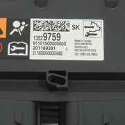 Impact Sensor and Diagnostics Module 2017-19 ATS CTS XTS Cruze 13520995-3