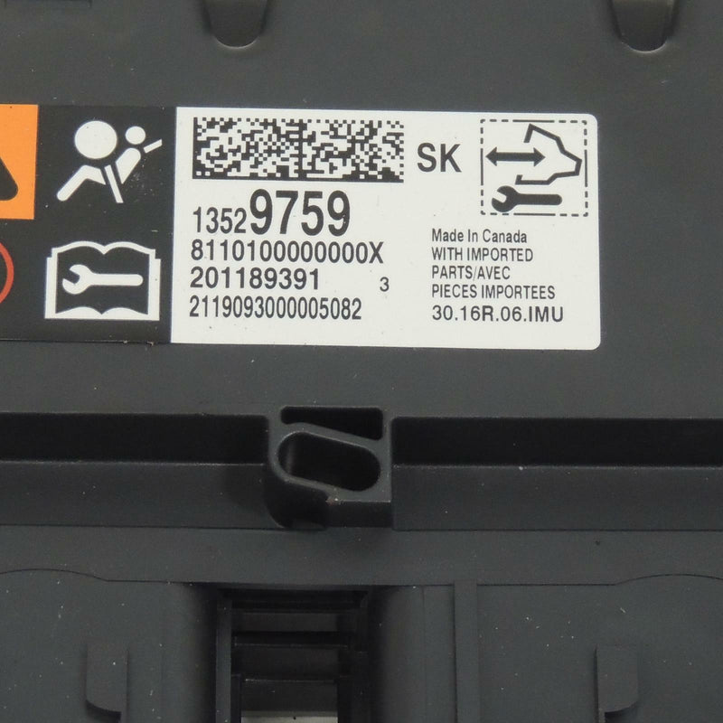 Impact Sensor and Diagnostics Module 2017-19 ATS CTS XTS Cruze 13520995-3