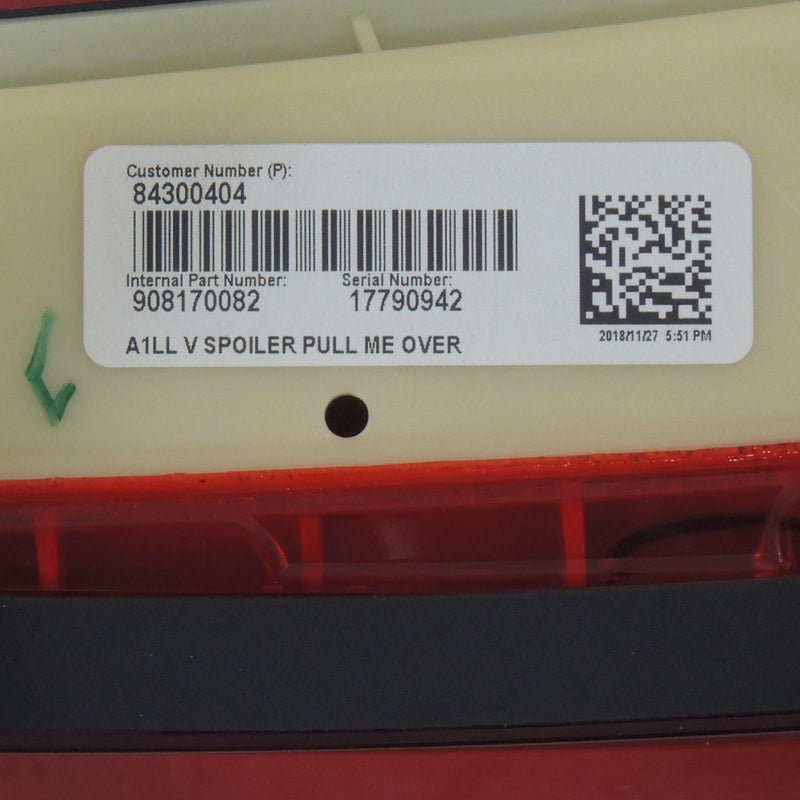 New OEM GM Spoiler Assembly Painted Pull Me Over Red G7C Cadillac CTS-V 23339457-7
