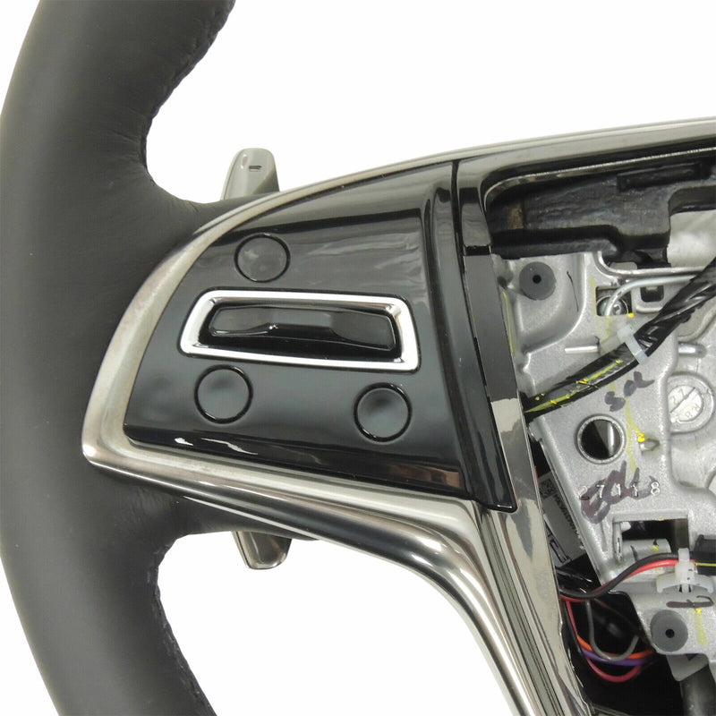 Steering Wheel Assembly Jet Black Heated With Paddles 2019-20 CTS 84372880-2