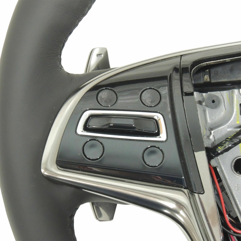 Steering Wheel Assembly Jet Black Heated With Paddles 2019-20 CTS 84372882-3