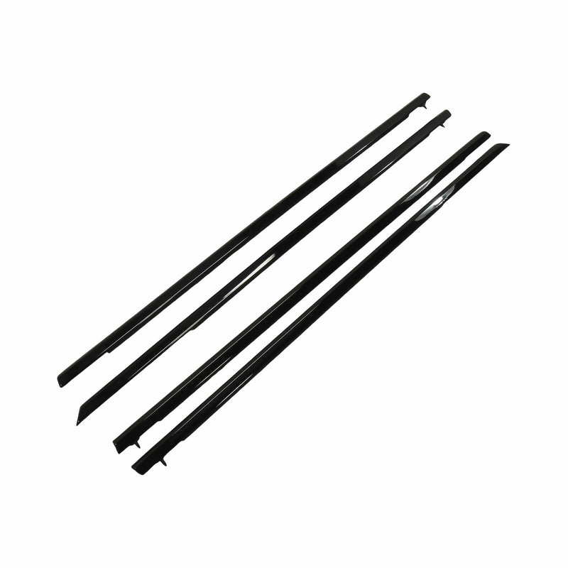 Window Belt Reveal Molding 4 Piece Kit Gloss 2018-19 Cadillac CTS Black-2