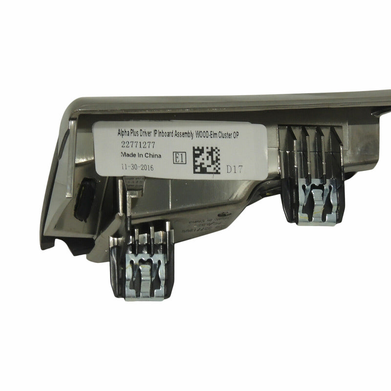 Instrument Panel Trim Driver Side RH Natural Elm 2014-19 Cadillac CTS 22771277-5
