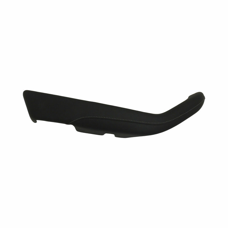 Rear Armrest Cover Left Black/Light Platinum Stitch 14-19 Cadillac CTS 84110635-2