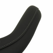 Rear Armrest Cover Left Black/Light Platinum Stitch 14-19 Cadillac CTS 84110635-3
