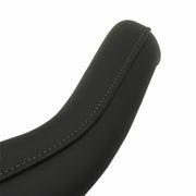 Rear Armrest Cover Left Black/Med Titanium Stitch 2014-19 Cadillac CTS 84110634-3