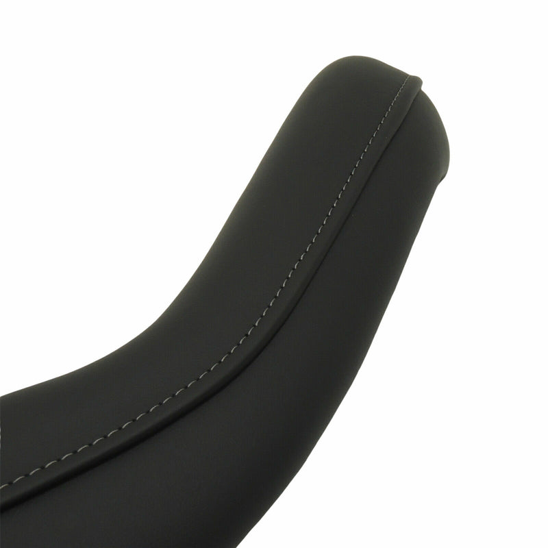 Rear Armrest Cover Left Black/Med Titanium Stitch 2014-19 Cadillac CTS 84110634-3