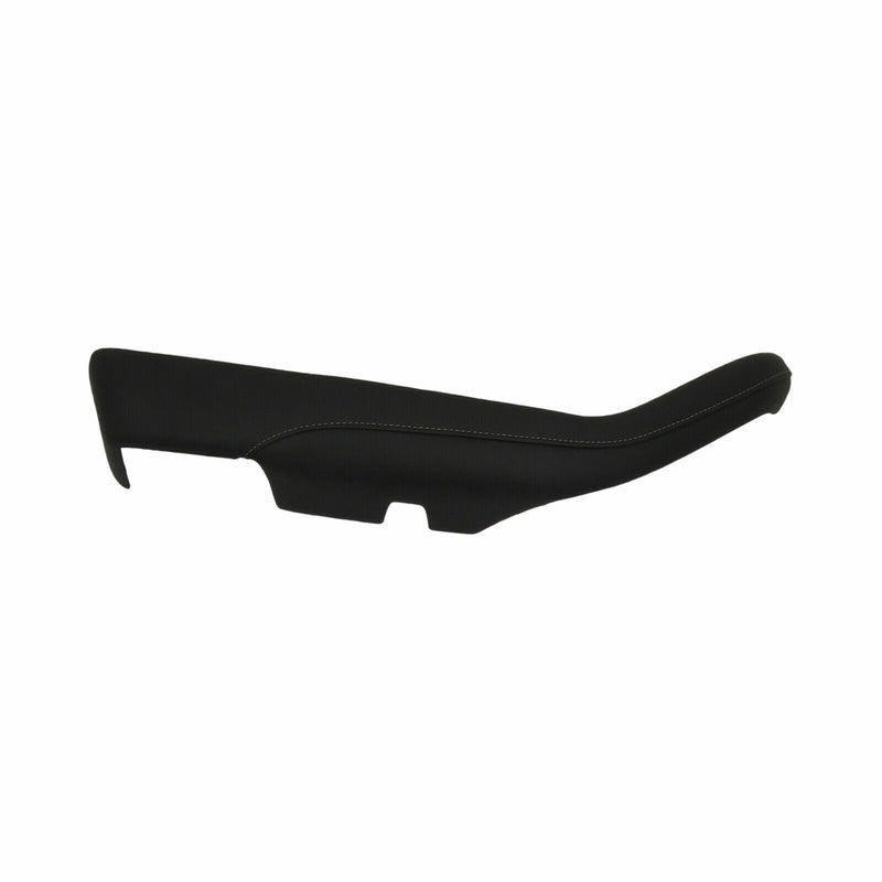 Rear Armrest Cover Left Black/Light Platinum Stitch 14-19 Cadillac CTS 84110638-1