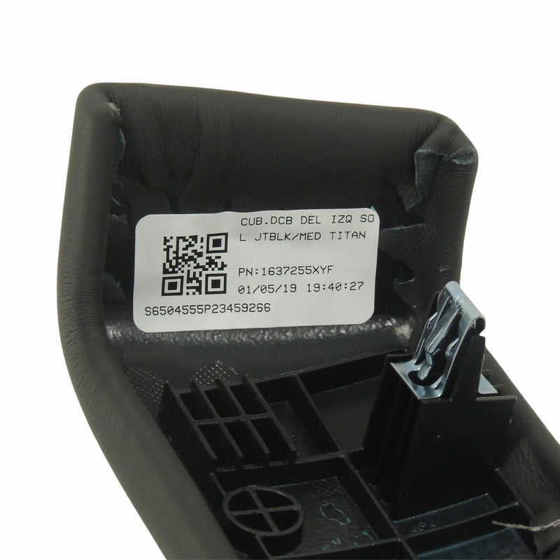 Front Armrest Cover Left Black/Med Titanium Stitch 2014-19 Cadillac CTS 23459266-6