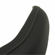 Front Armrest Cover Left Black/Light Platinum Stitch 14-19 Cadillac CTS 23487302-2