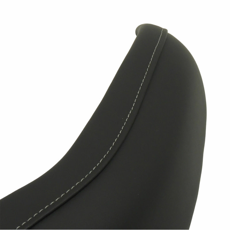 Front Armrest Cover Left Black/Light Platinum Stitch 14-19 Cadillac CTS 23487302-2