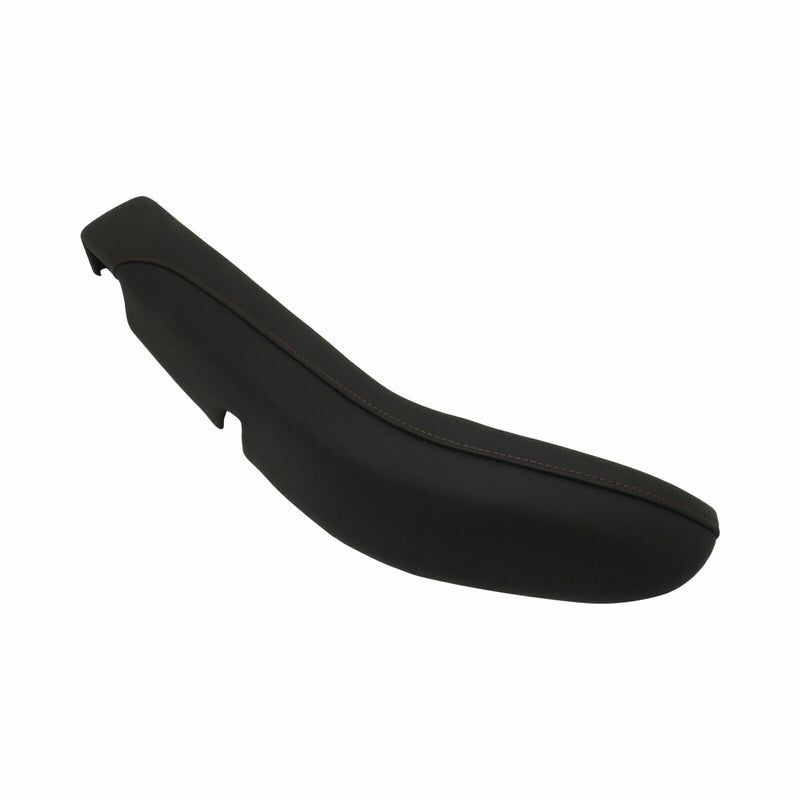 Front Armrest Cover Left Black/Vecchio Base Sauvage Stitch 14-19 CTS 23459269-1