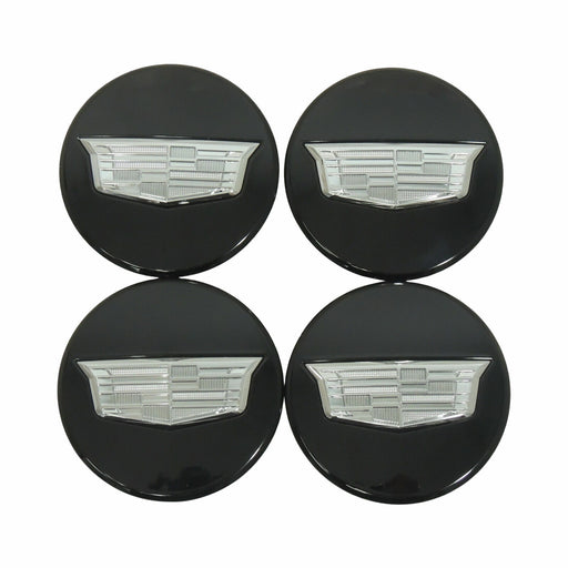 Set of 4 Centercaps Black 39483 Diameter 67mm 2016-19 ATS-V CTS-V 23212548-1