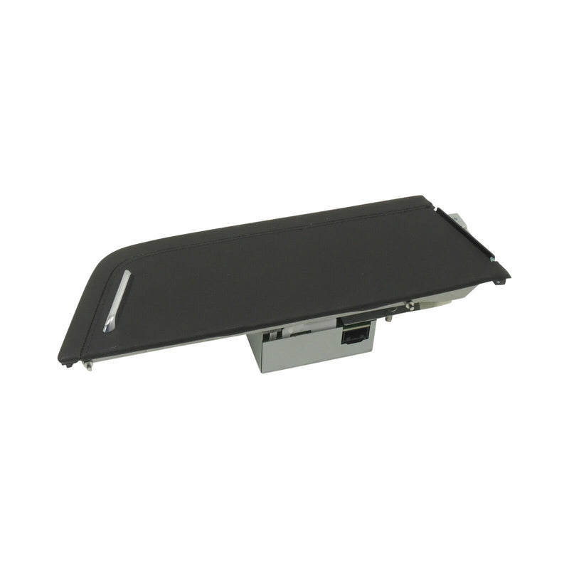 Console Cupholder Door Sliding Black With Black Stitch 14-19 CTS Sedan 23207551-1