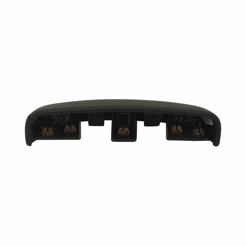 Rear Console Upper Finish Panel Black Suede Red Stitch 2017-19 CTS 84295477-2