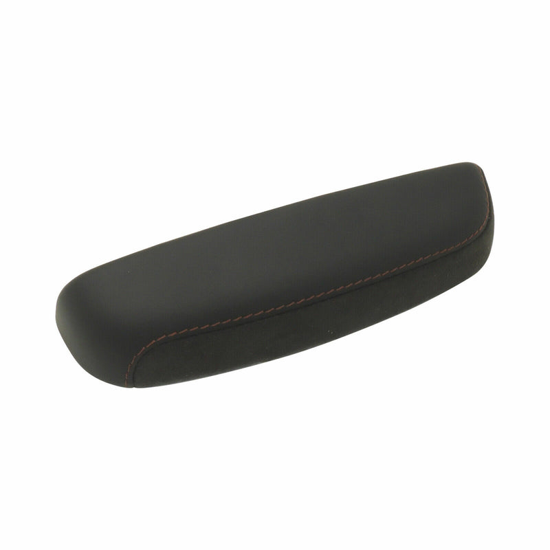 Rear Console Upper Finish Panel Black Suede Red Stitch 2017-19 CTS 84295477-1