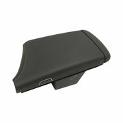 Armrest With Compartment Black Suede Grey Stitch 2014-19 Cadillac CTS 84455623-4