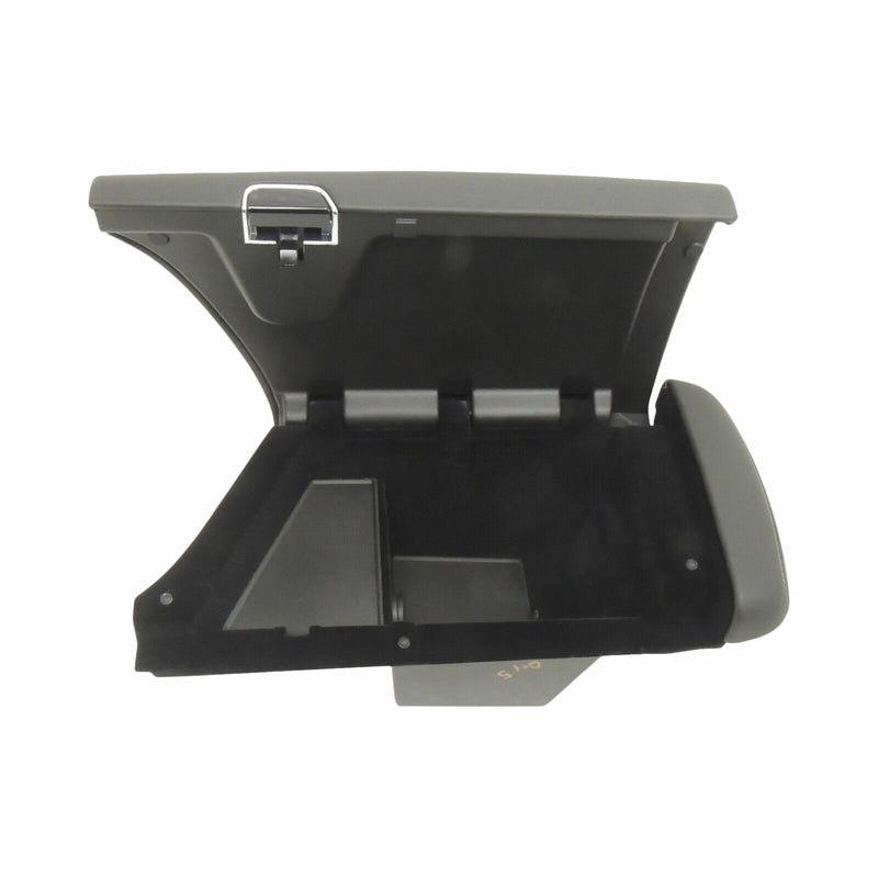 Armrest With Compartment Black Suede Grey Stitch 2014-19 Cadillac CTS 84455623-5