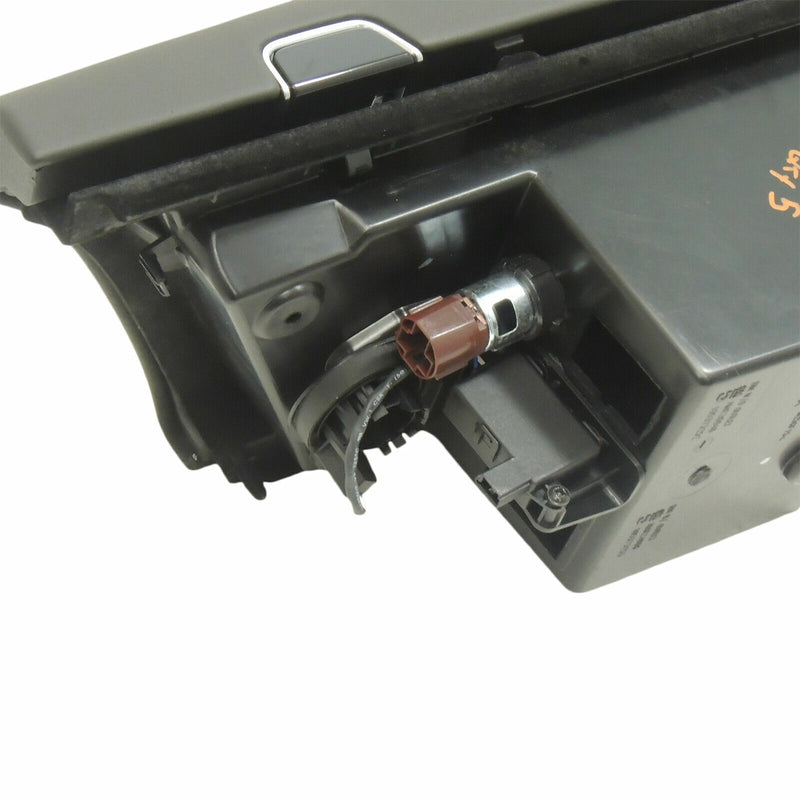 Armrest With Compartment Black Suede Grey Stitch 2014-19 Cadillac CTS 84455623-6